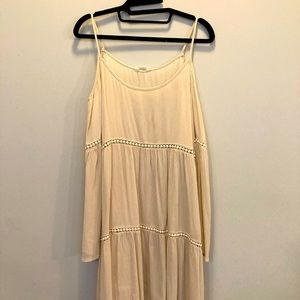 UMGEE dress, cream, off the shoulder, like new